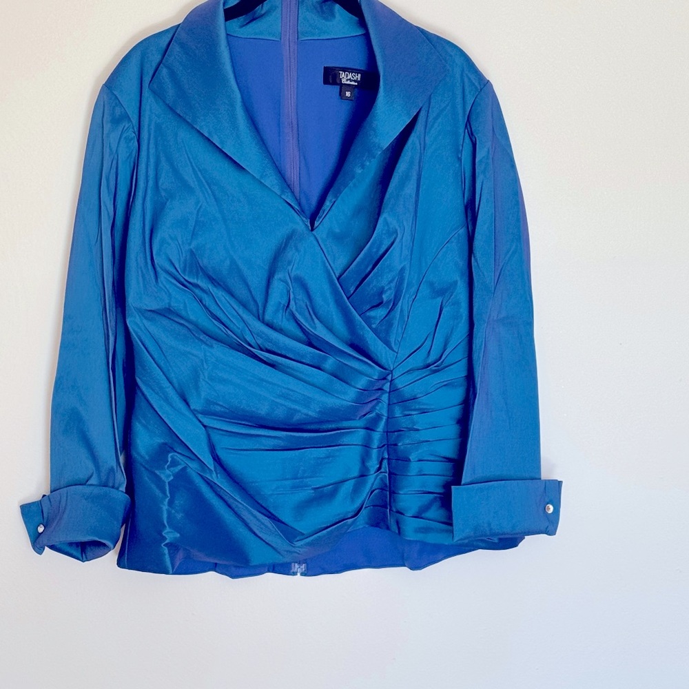 Tadashi Elegant Blue Women's Special Occasion Top